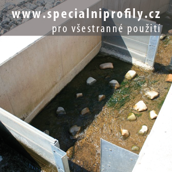 speciln profily TRIMAX® pro vodohospodsk vstavby, www.specialniprofily.cz, KRAFT Servis s.r.o. 